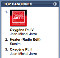 Oxygene superventas en itunes
